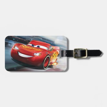 Cars 3 | Lightning Mcqueen - Full Throttle Luggage Tag by DisneyPixarCars at Zazzle