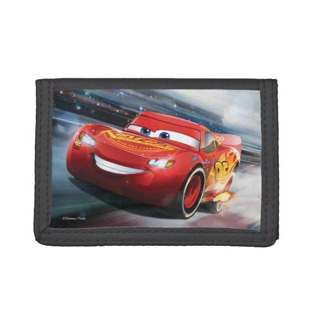 Cars 3 | Lightning McQueen - Full Throttle Tri-fold Wallet (Front)
