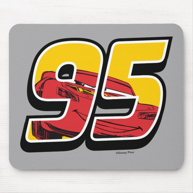 Cars 3 | Lightning McQueen Go 95 Mouse Pad (Front)