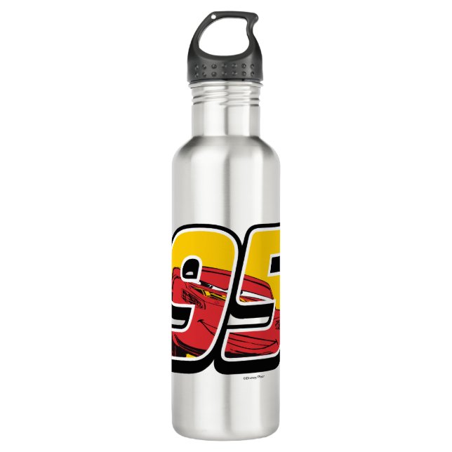 Cars 3 | Lightning McQueen Go 95 Stainless Steel Water Bottle (Front)