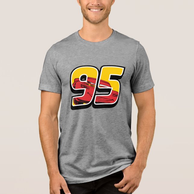 Cars 3 | Lightning McQueen Go 95 Tri-Blend Shirt (Front)