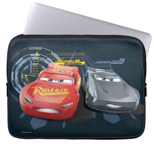 Cars 3  Lightning McQueen  Jackson Storm Laptop Sleeve