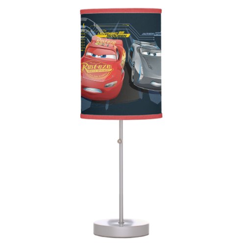 Cars 3  Lightning McQueen  Jackson Storm Table Lamp