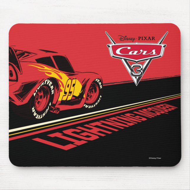 Cars 3 | Lightning McQueen - Let's Race Mouse Pad (Front)