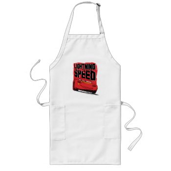Cars 3 | Lightning Mcqueen - Lightning Speed Long Apron by DisneyPixarCars at Zazzle