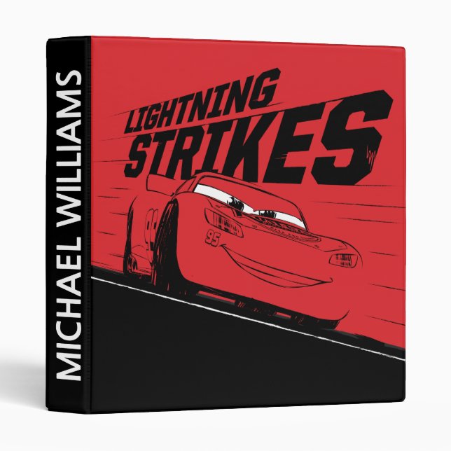 Cars 3 | Lightning McQueen - Lightning Strikes Binder (Front/Spine)