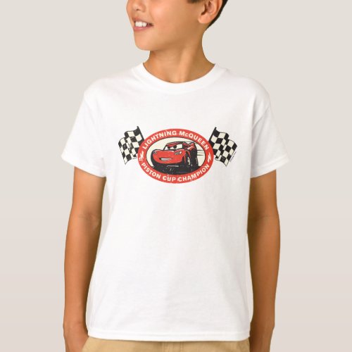 Cars 3  Lightning McQueen _ Piston Cup Chamion T_Shirt