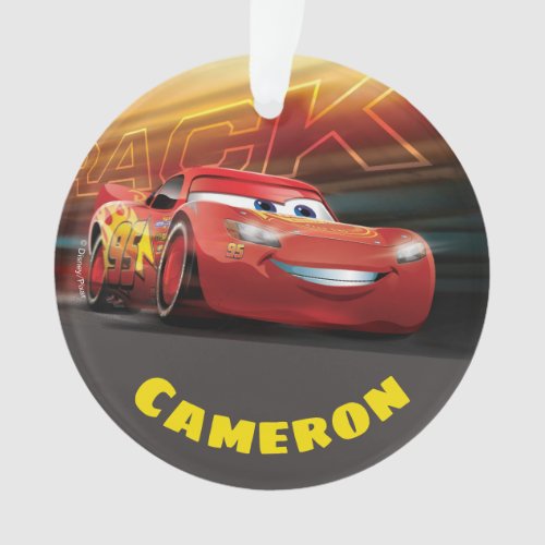 Cars 3  Lightning McQueen _ See You on the Track Ornament