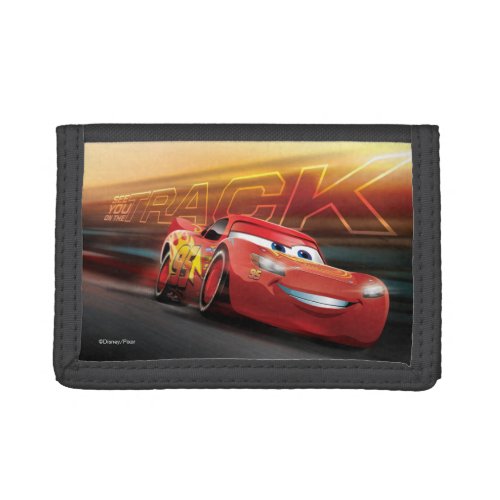 Cars 3  Lightning McQueen _ See You on the Track Trifold Wallet
