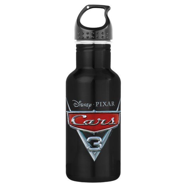 Cars 3 Logo Stainless Steel Water Bottle (Front)