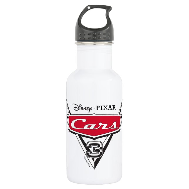 Cars 3 Logo Stainless Steel Water Bottle (Front)