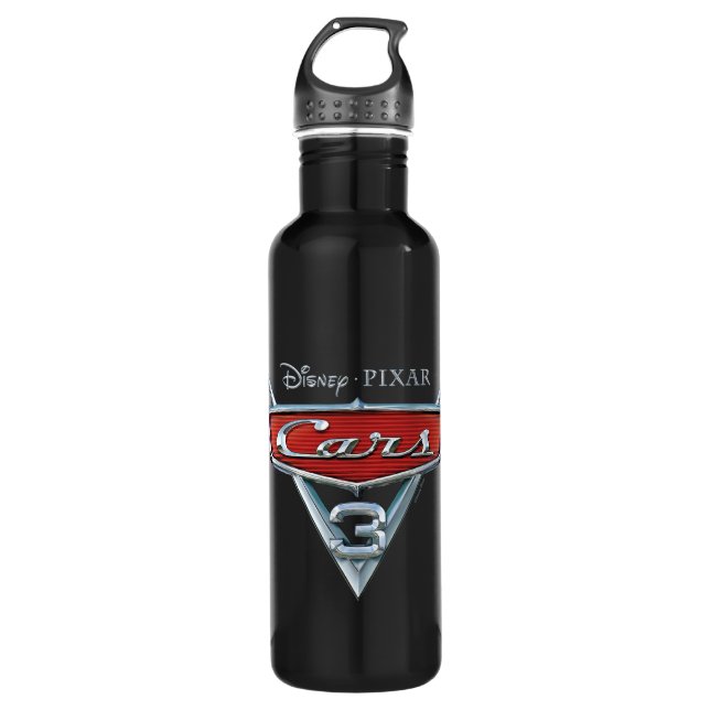 Cars 3 Logo Stainless Steel Water Bottle (Front)