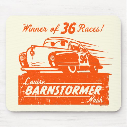 Cars 3  Louise Barnstormer Nash _ 36 Races Mouse Pad