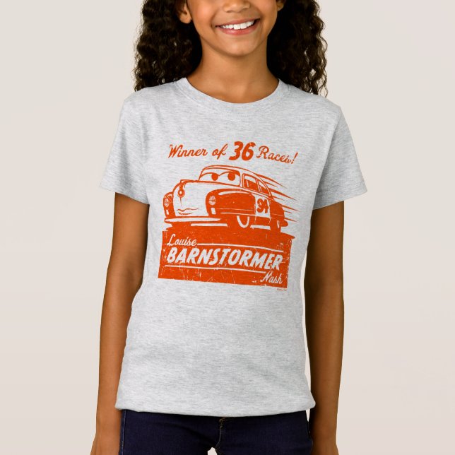 Cars 3 | Louise Barnstormer Nash - 36 Races T-Shirt (Front)