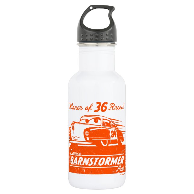 Cars 3 | Louise Barnstormer Nash - 36 Races Water Bottle (Front)