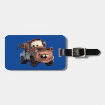 Cars 3 | Mater Luggage Tag by DisneyPixarCars at Zazzle