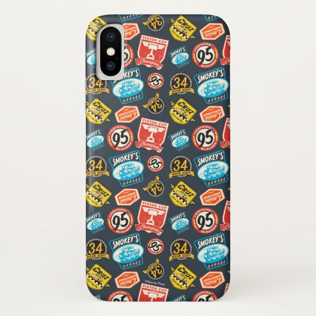 Cars 3 | Piston Cup Champion Pattern Case-Mate iPhone Case (Back)