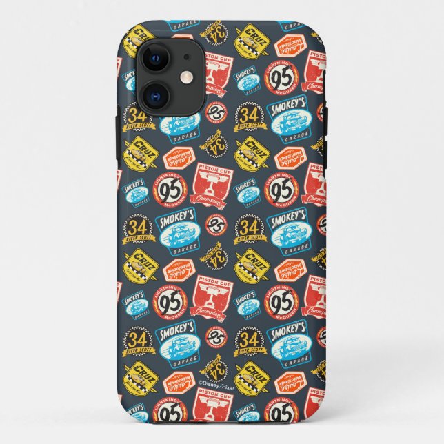 Cars 3 | Piston Cup Champion Pattern Case-Mate iPhone Case (Back)