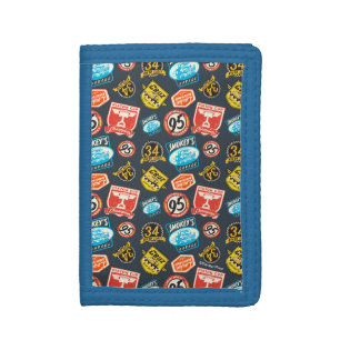 Cars 3 Piston Cup Champion Pattern Tri-fold Wallet