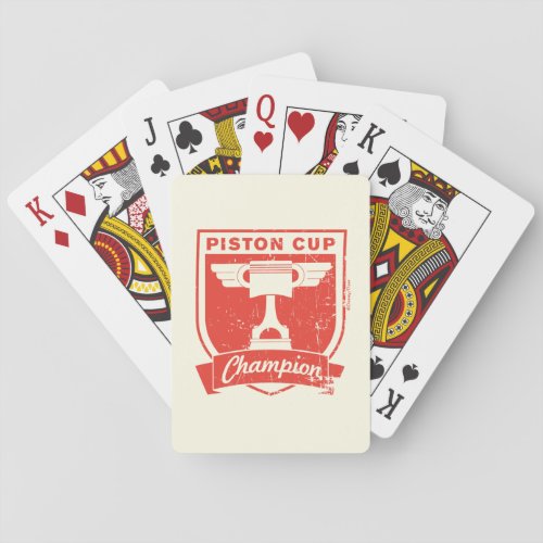 Cars 3  Piston Cup Champion Playing Cards