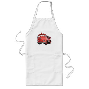 Cars 3 Red Long Apron