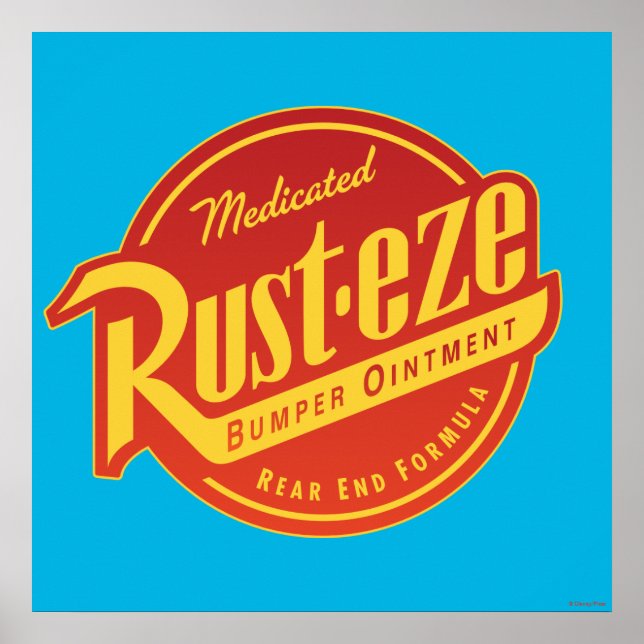 Cars 3 | Rust-eze Logo Poster (Front)