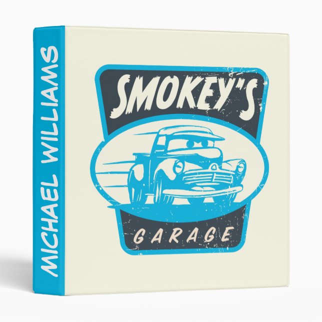 Cars 3 | Smokey's Garage Binder (Front/Spine)