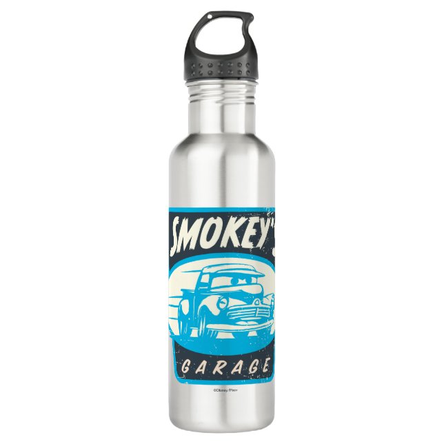 Cars 3 | Smokey's Garage Stainless Steel Water Bottle (Front)