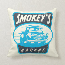 Cars 3 | Smokey's Garage Throw Pillow