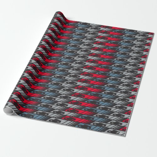 Cars 3  Speeding Ahead Pattern 2 Wrapping Paper