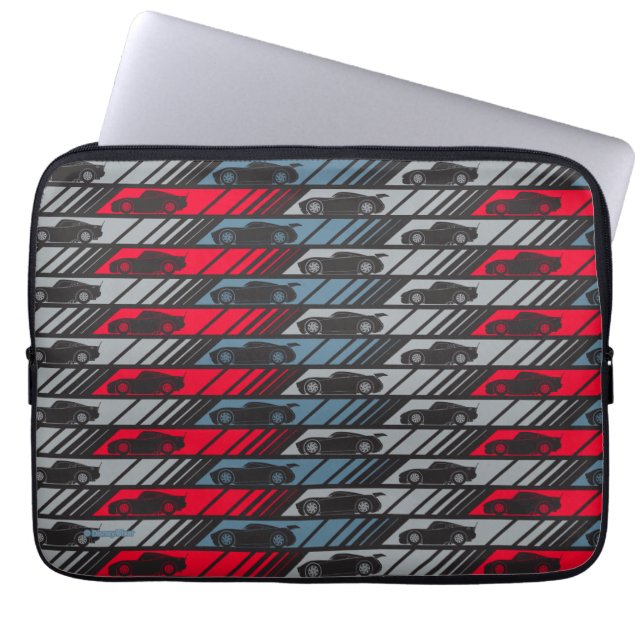 Cars 3 | Speeding Ahead Pattern Laptop Sleeve (Front)