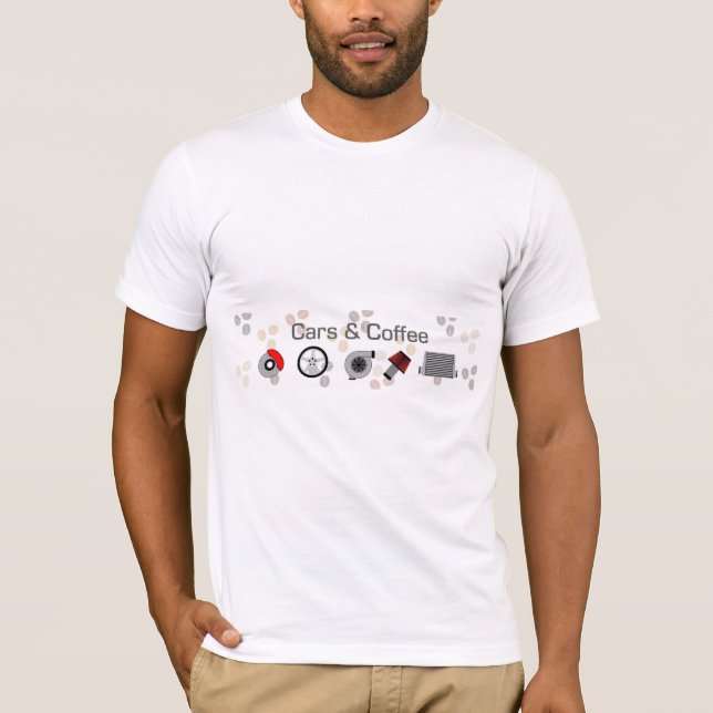 Cars and Coffee Banner T-Shirt (Front)