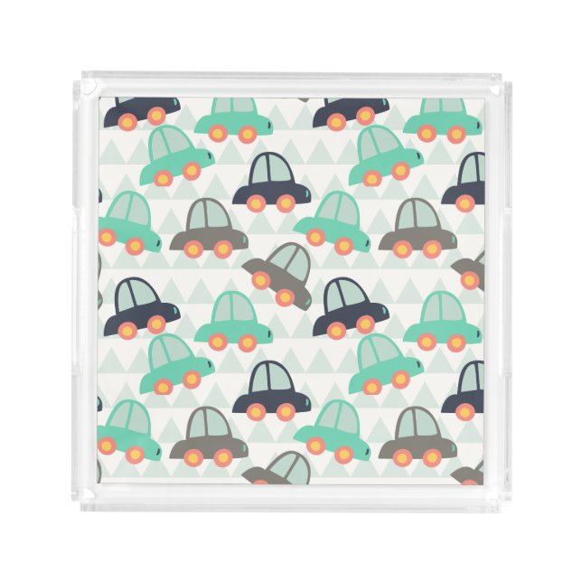 Cars and More Cars Acrylic Tray (Front)