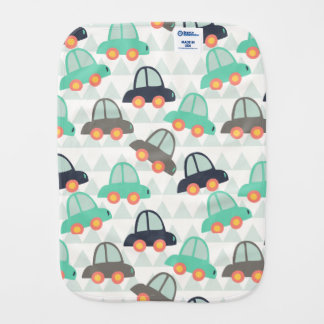 Cars and More Cars Baby Burp Cloth