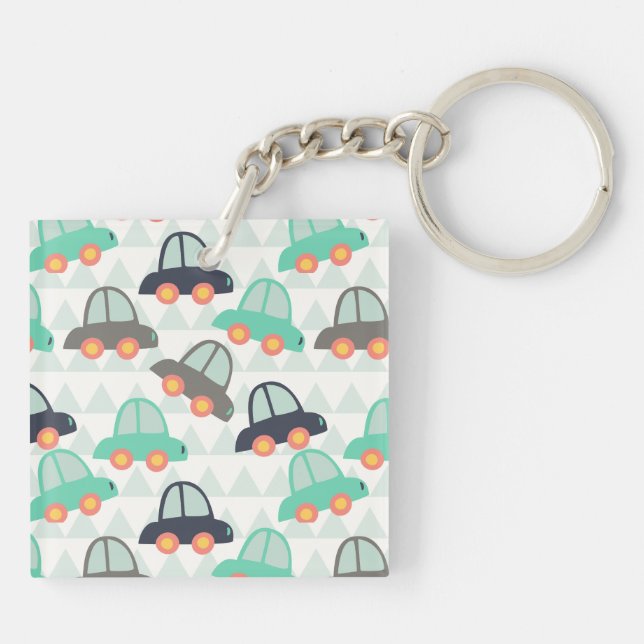 Cars and More Cars Keychain (Back)