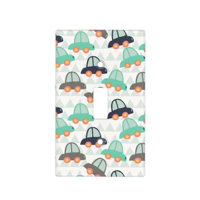 Cars and More Cars Light Switch Cover (Front)