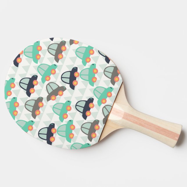 Cars and More Cars Ping-Pong Paddle (Back Side)
