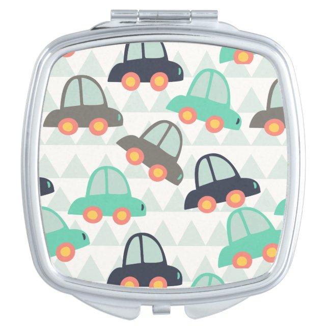 Cars and More Cars Vanity Mirror (Front)