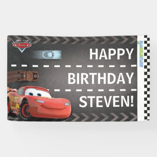 Cars Birthday Banner