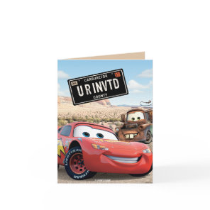 Cars Birthday Invitation
