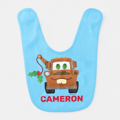 Cars Christmas | Mater Tow Truck Baby Bib