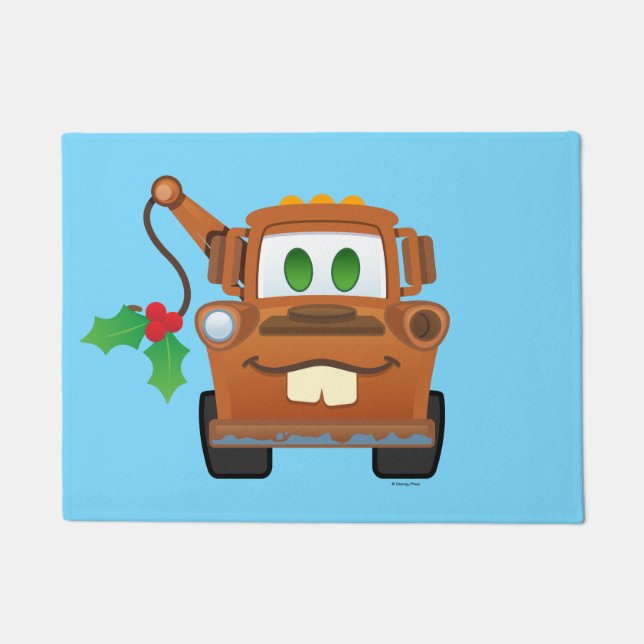 Cars Christmas | Mater Tow Truck Doormat (Front)