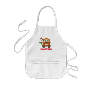 Cars Christmas   Mater Tow Truck Kids' Apron