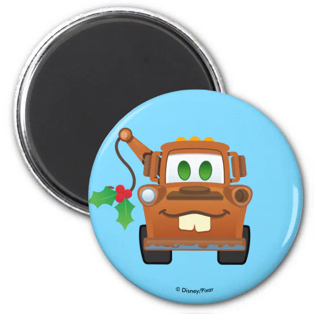 Disney Magnet - Pixar Cars - Reindeer Tow Mater - Christmas