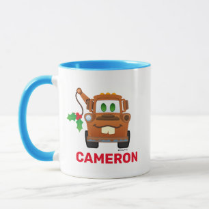 Cars Christmas Mater Tow Truck Mug