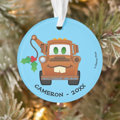 Cars Christmas  Mater Tow Truck Ornament