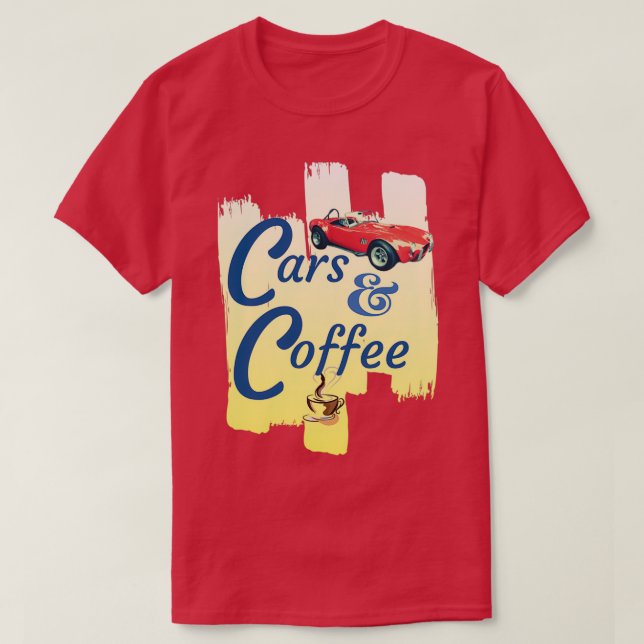 Cars  Coffee T-Shirt (Design Front)