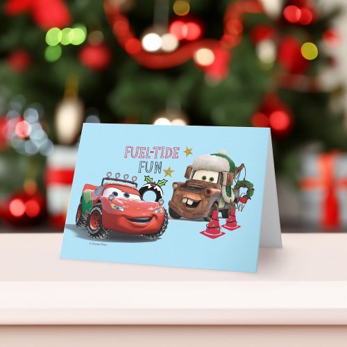 Cars  Fuel_Tide Fun Holiday Card