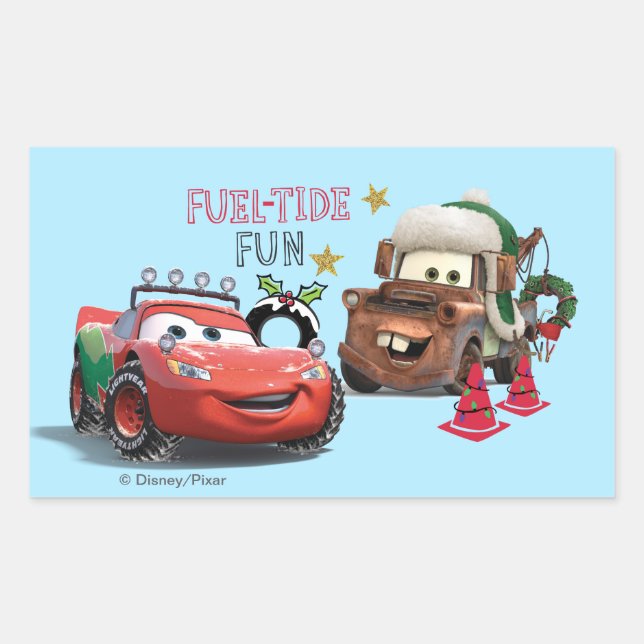 Cars | Fuel-Tide Fun Rectangular Sticker (Front)