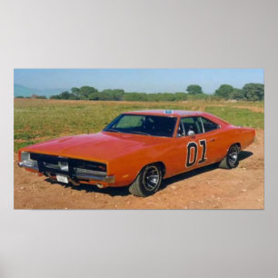 Cars Gen. Lee poster